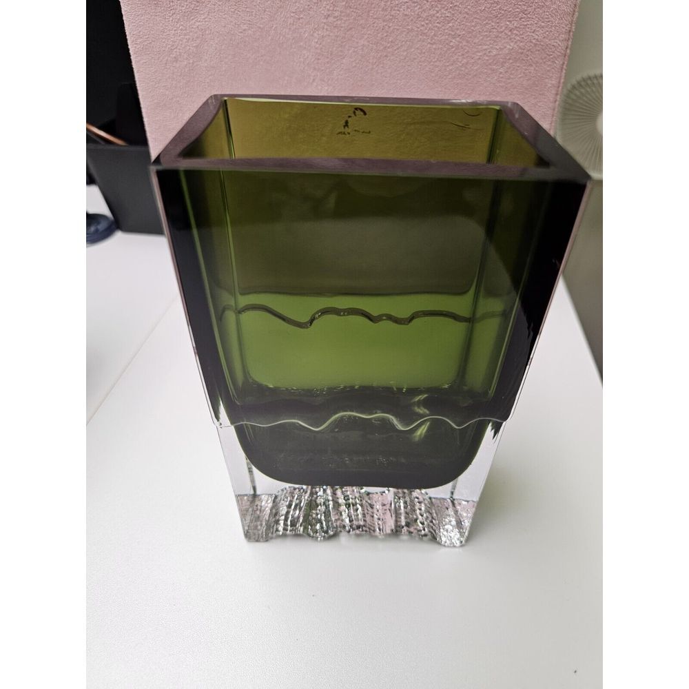 Iitala Glass Raito Vase 2780 By Tapio Wirkkala 1960's...AS IS READ DESCRIPTION
